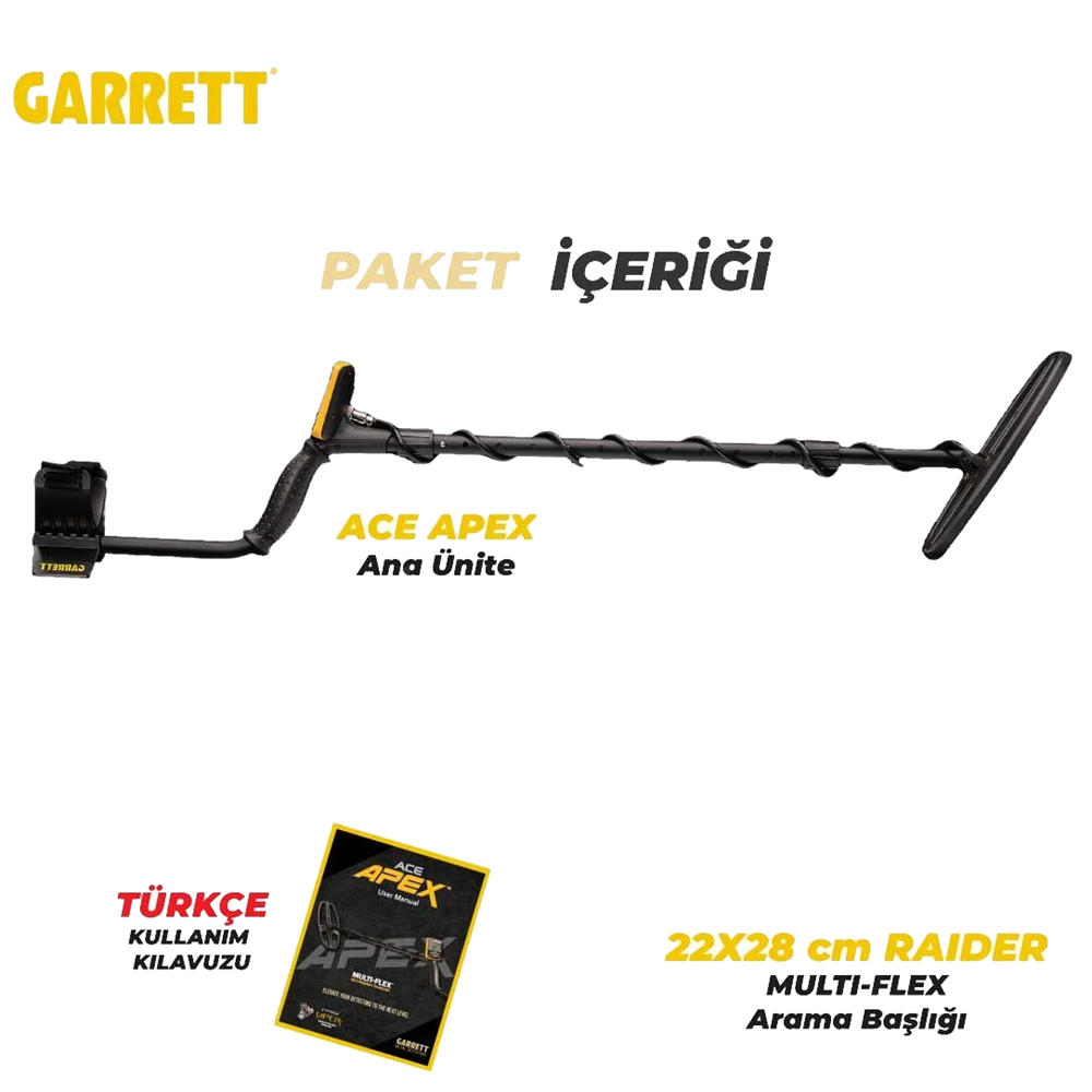Ace Apex Basic Dedektör Raider Başlıklı (22x28cm)