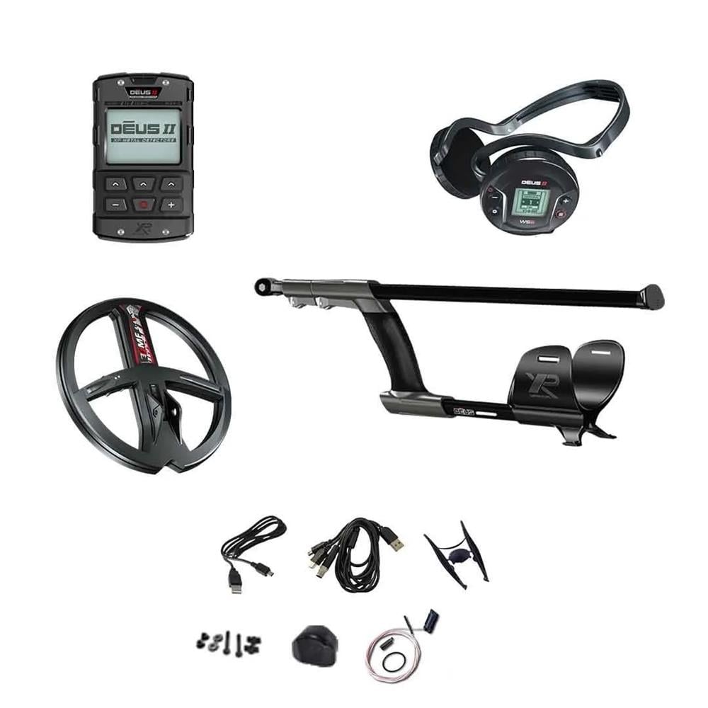 XP Deus 2 Dedektör - 22,5cm FMF Başlık, WS6 Kulaklık, Ana Kontrol Ünitesi