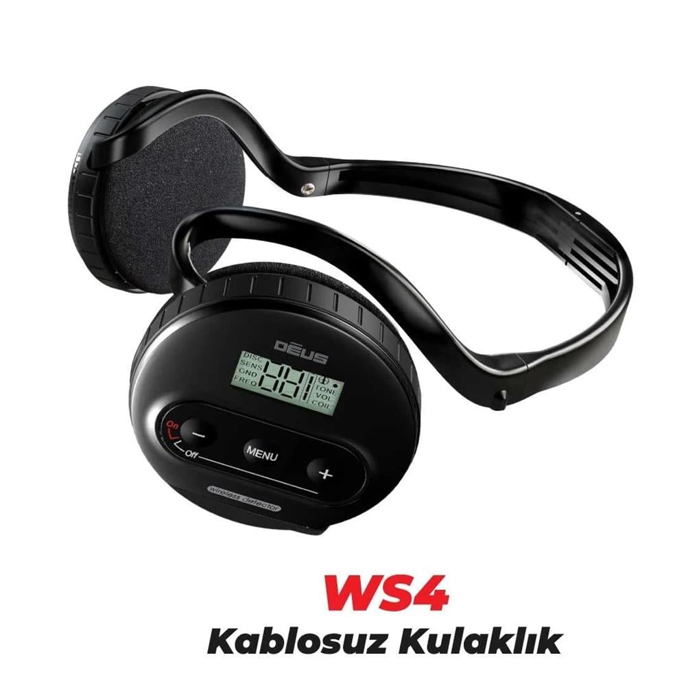XP Deus Dedektör - 22,5cm X35 Başlık, WS4 Kulaklık, Ana Kontrol Ünitesi