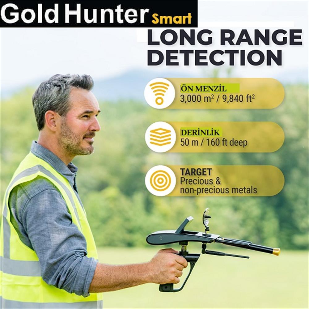 Ger Detect Gold Hunter Smart Alan Tarama