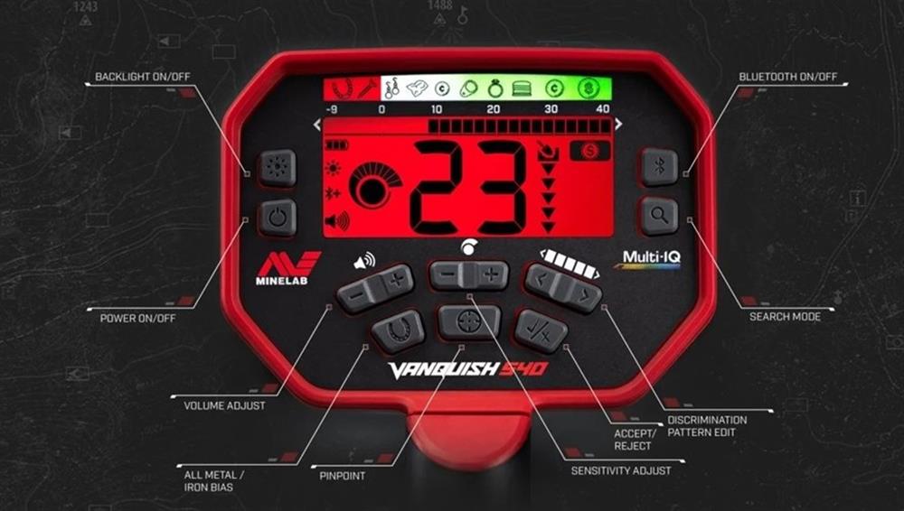 Minelab Dedektör Vanquish 540 Dedektör Pro Paket