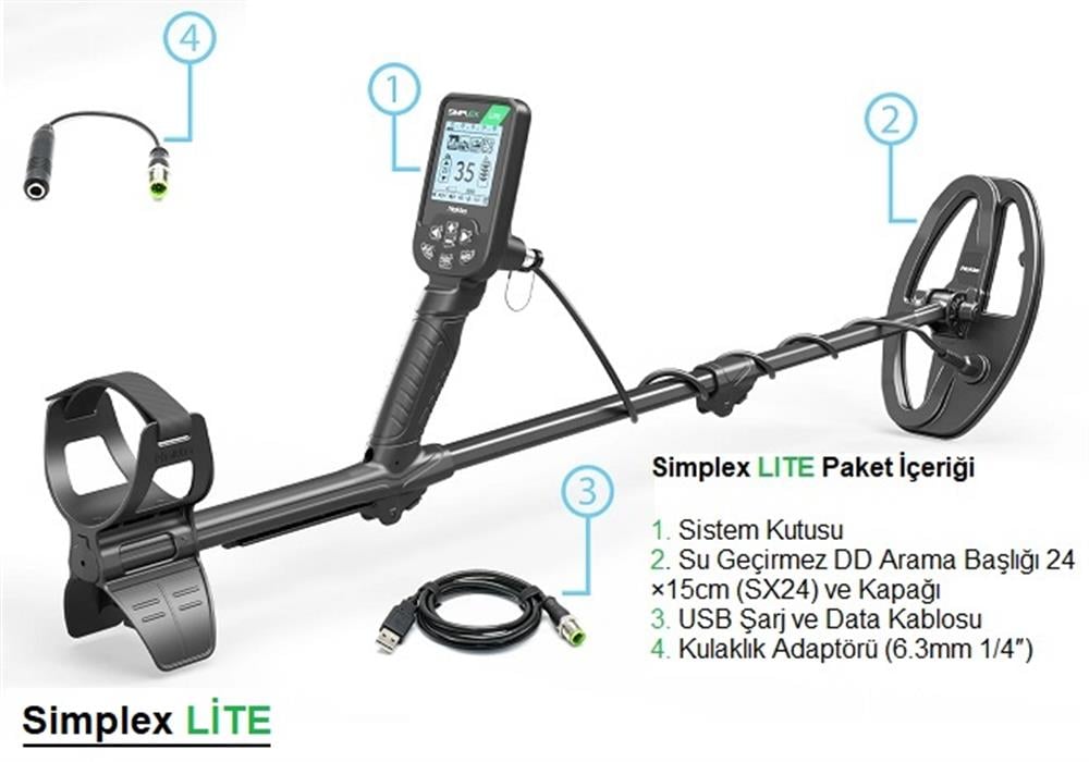 Nokta Dedektör Simplex Lite Dedektör