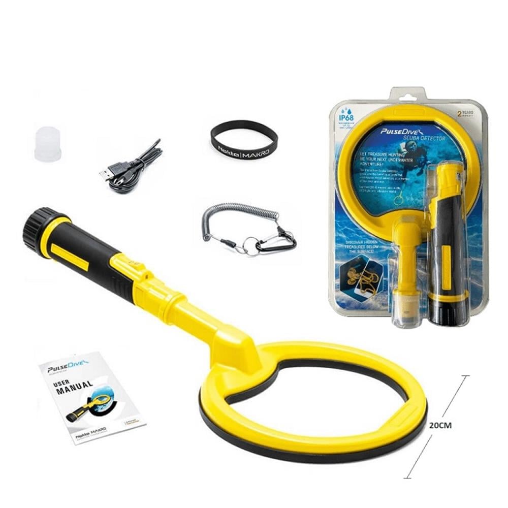 PulseDive Scuba Tekli Dedektör 20 cm- SARI