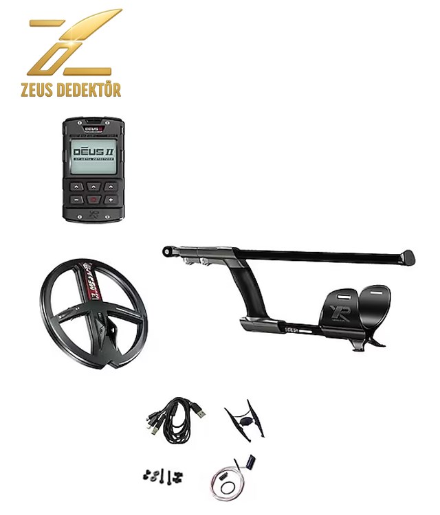 XP Dedektör Deus 2 Dedektör  28cm FMF Başlık, WS6 Kulaklık, Ana Kontrol Ünitesi