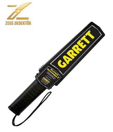 Garrett Dedektör Super Scanner - Üst Arama Dedektörü (Titreşimsiz)