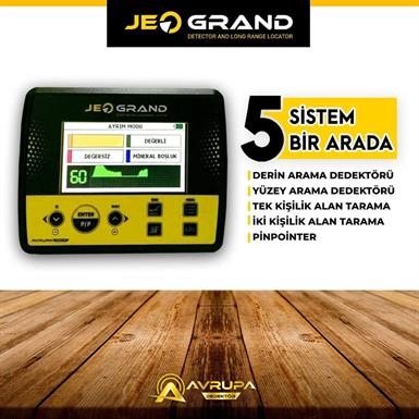 JEOGRAND 2D EKRANLI DEDEKTÖR VE ALAN TARAMA PRO MODEL