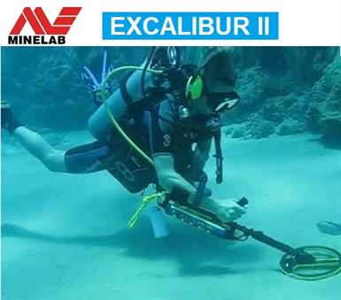 Minelab Dedektör Excalibur II Su Altı Dedektörü & Sahil Arama Dedektörü