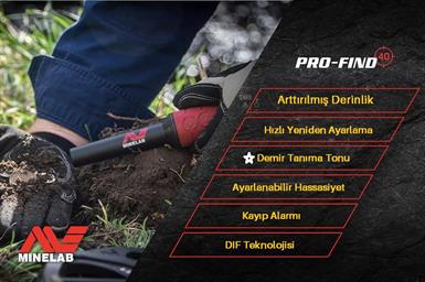 Minelab Dedektör Pro Find 40 Pointer