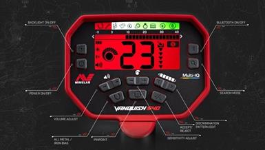 Minelab Dedektör Vanquish 540 Dedektör Pro Paket