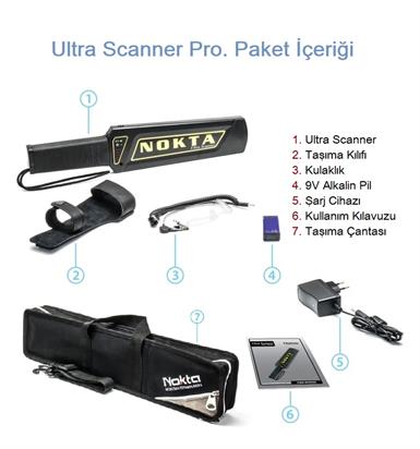 Nokta Dedektör Ultra Scanner Üst Arama Dedektörü - Pro Paket