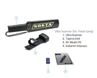 Nokta Dedektör Ultra Scanner Üst Arama Dedektörü - Standart Paket