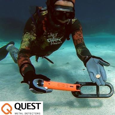 Quest Metal Detectors Scuba Tector PRO Su Altı Dedektörü&Sahil Arama Dedektörü