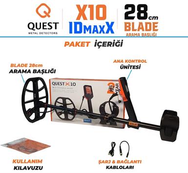 Quest Metal Detectors X10 IDmaxX Dedektör