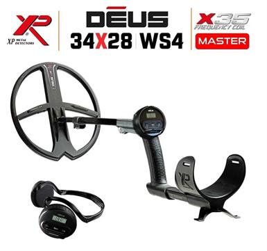 XP Dedektör Deus Dedektör - 34x28cm X35 Başlık, WS4 Master