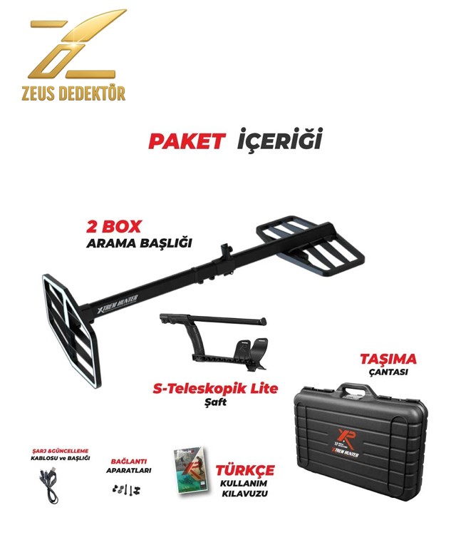 Xtrem Hunter Dedektör - Standart Paket