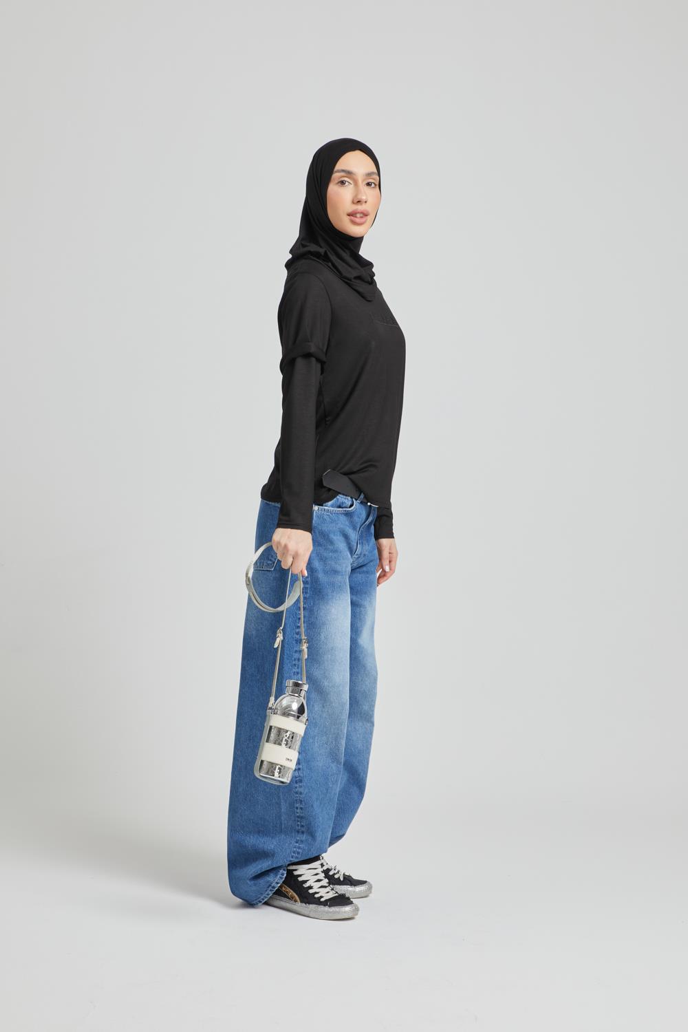 Sahara Women's Black Long Sleeve Tshirt