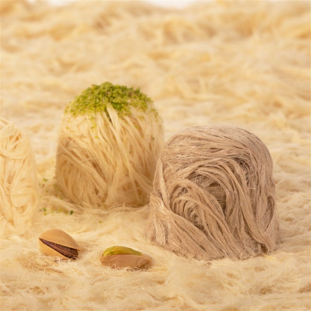 Turkish Cotton Candy with Cacao, Vanilla Flavored, Pistachio 250g