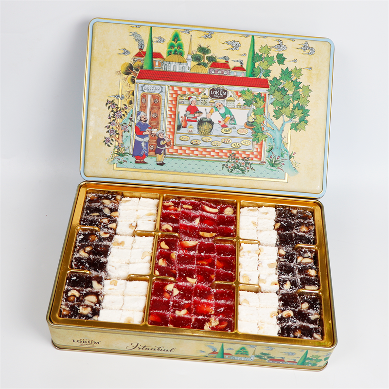 Çifte Kavrulmuş Karışık Kuruyemişli Kokteyl Lokum 700g  