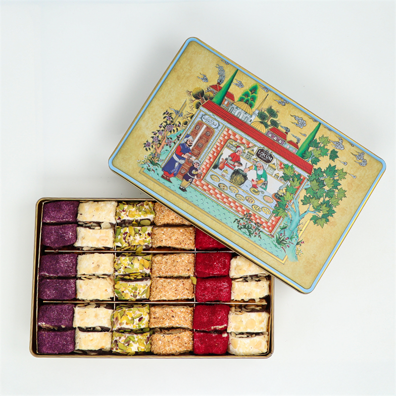 Hürrem Sultan Stuffed Turkish Delight with Pistachios, Hazelnuts, Almonds and Sesame 600g