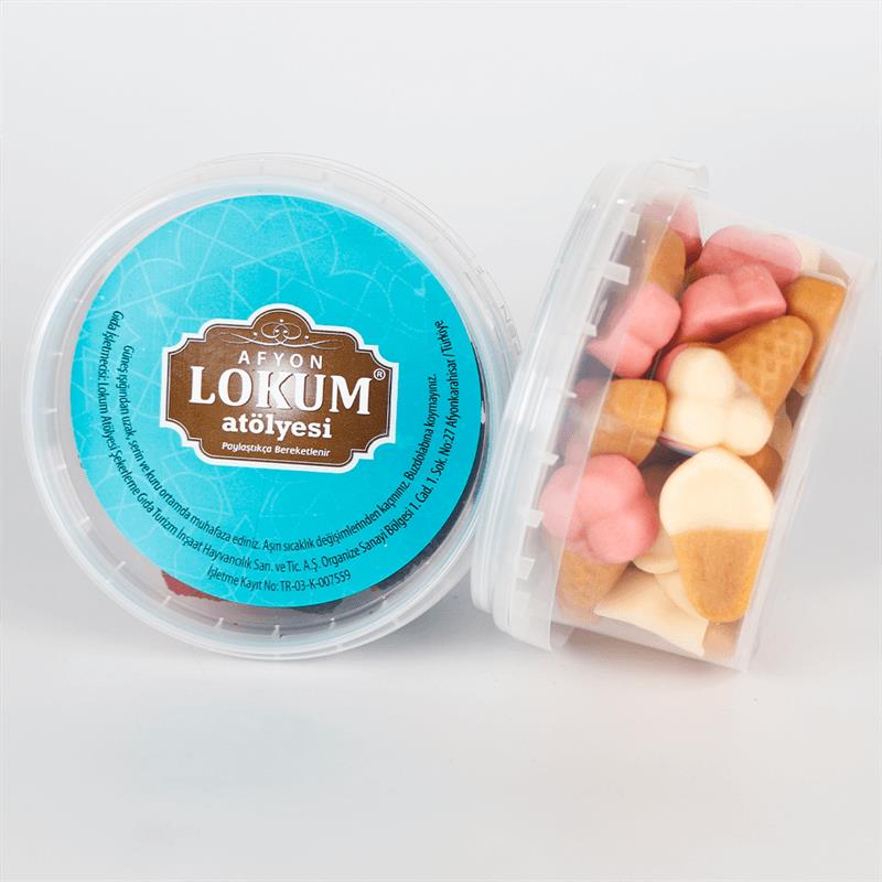 Karışık Aromalı Yumuşak Şeker (Dondurma Şekilli) 120 G 