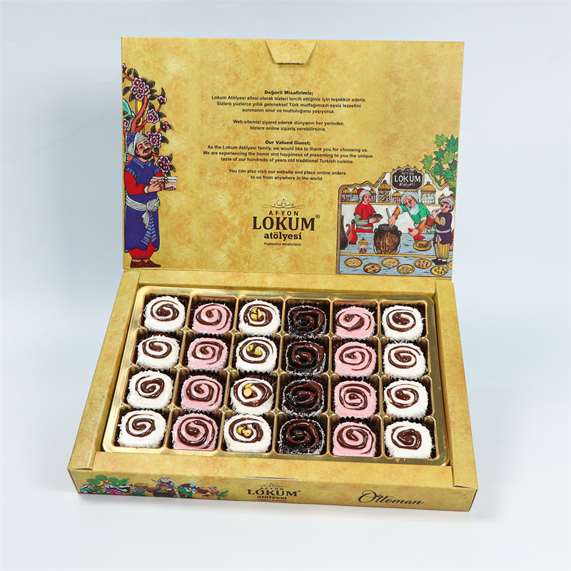 Mixed Chocolate Wrapped Turkish Delight 500g