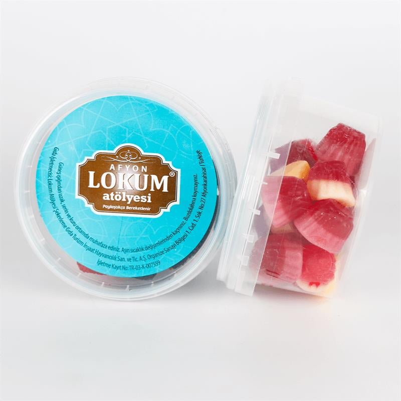 Meyve Ve Vanilya Aromalı Yumuşak Şeker (Kek Şekilli) 120 G