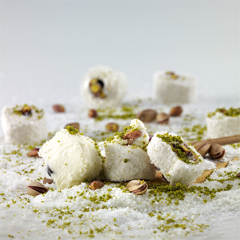 Sultan Buffalo Creamy Turkish Delight with Pistachio 500g