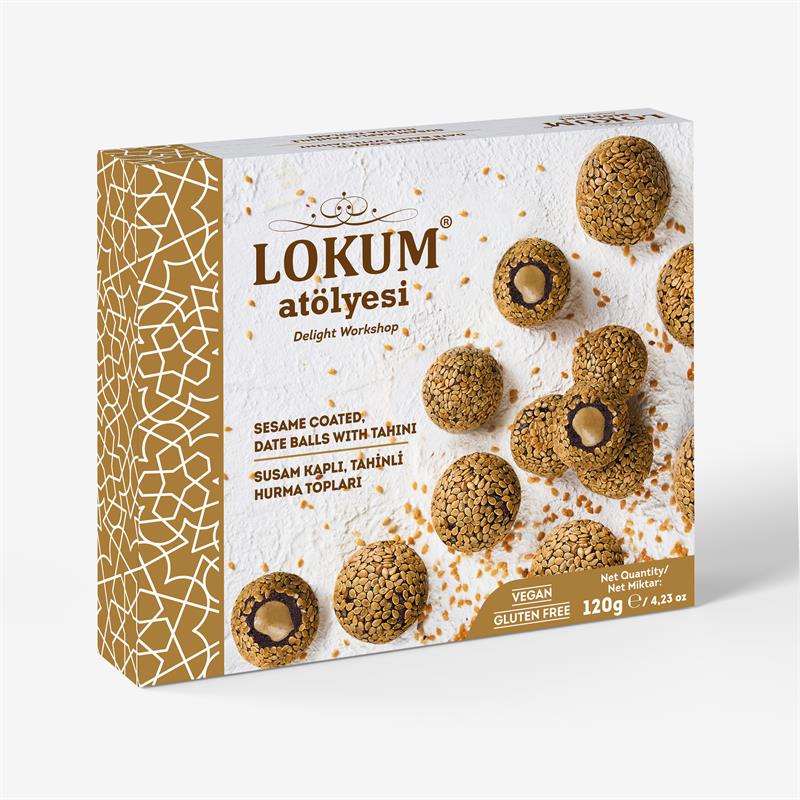 Sesame Coated Tahini Date Balls 120g