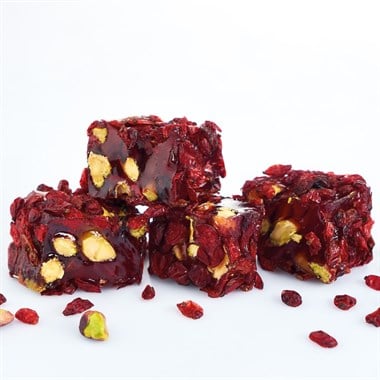 Zereşk Grape Covered Turkish Delight with Pistachio 500g
