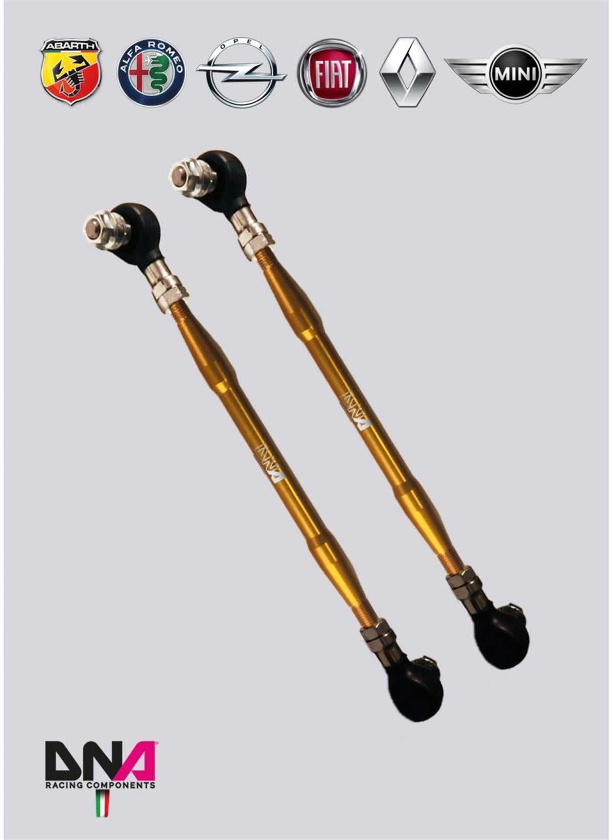 Alfa Romeo Giulietta Racing Sway Bar Tie Rods On Uniball Kit ( Pc0293 )