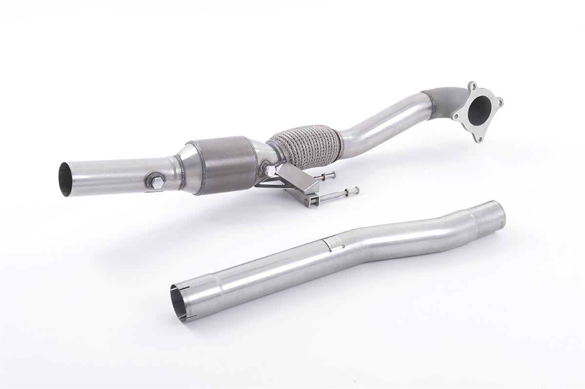 Audi - A3 - Cast Downpipe with HJS High Flow Sports Cat - 1.8 TSI 2WD 3-Do