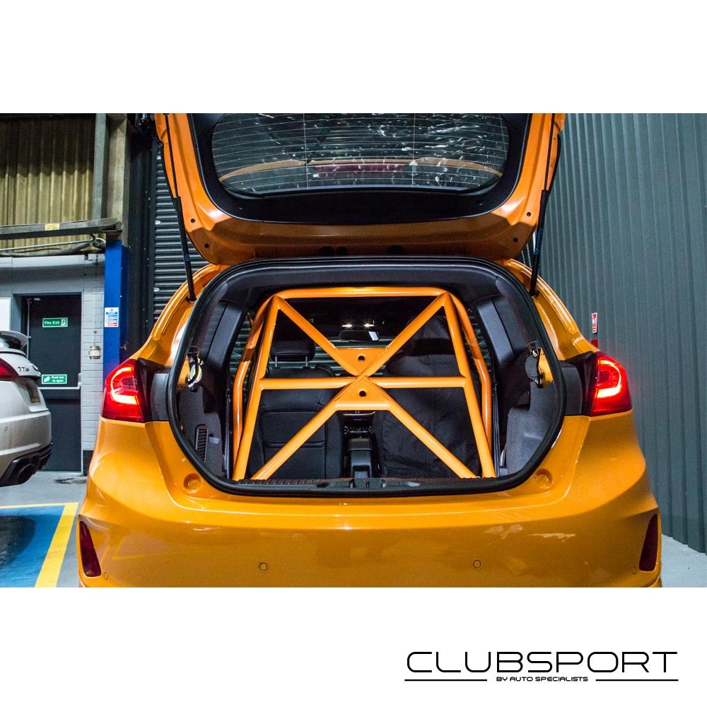 BOLT IN REAR CAGE WITH NATURAL FINISH  (FORD FIESTA MK8 ST & 1.0 ECOBOOST-ASCCAGE6)