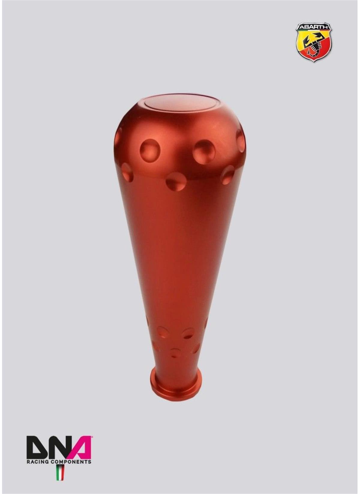 Fiat 500 Aluminium 695 Style Red Knob For Original Shift Kit ( Pc1582R )