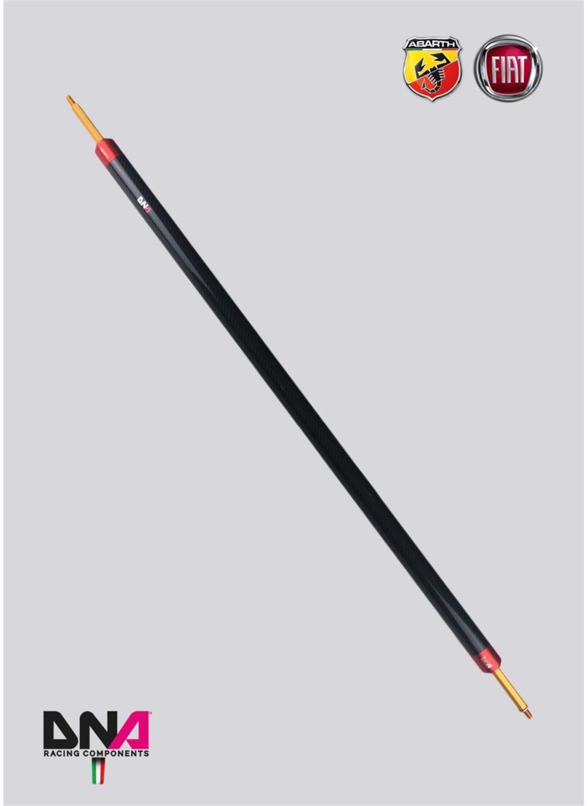 Fiat 500 Eu Carbon Rear Strut Bar No Tie Rods Kit (4 Seats) ( Pc1690 )
