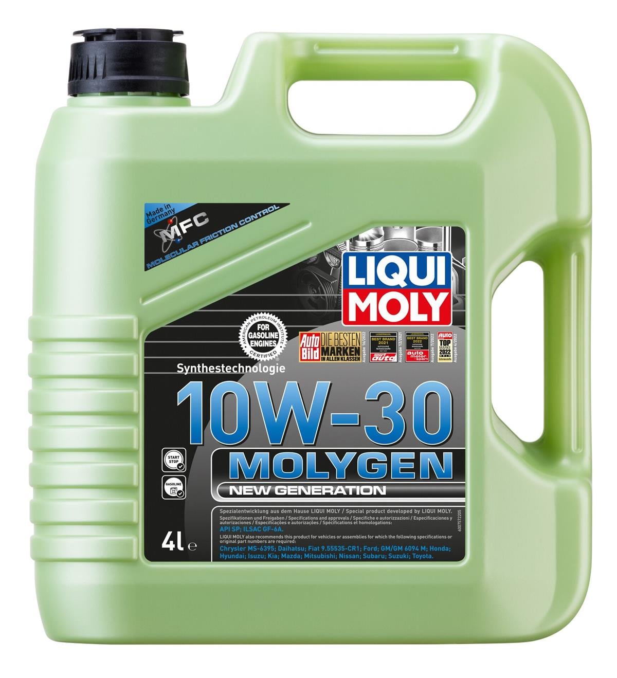 Molygen New Generation 10W-30 4 l (BENZİNLİ ARAÇLAR)