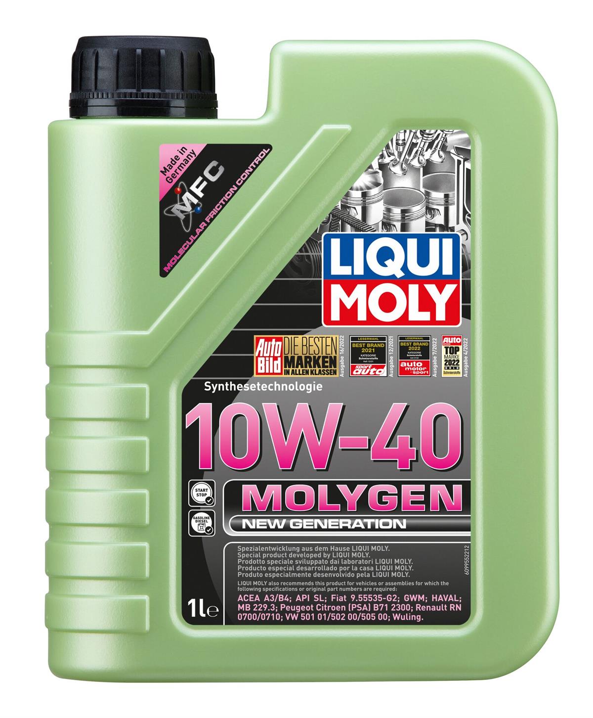 Molygen New Generation 10W-40 1 l (BENZİN&DİZEL)