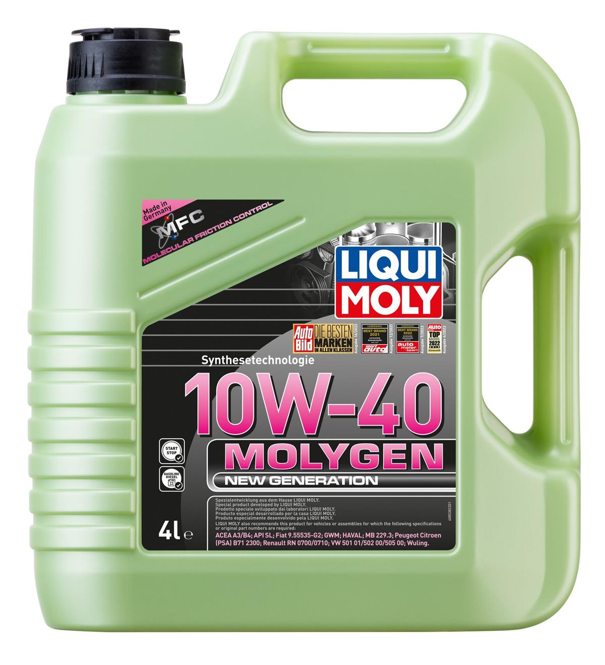 Molygen New Generation 10W-40 4 l (BENZİN&DİZEL)