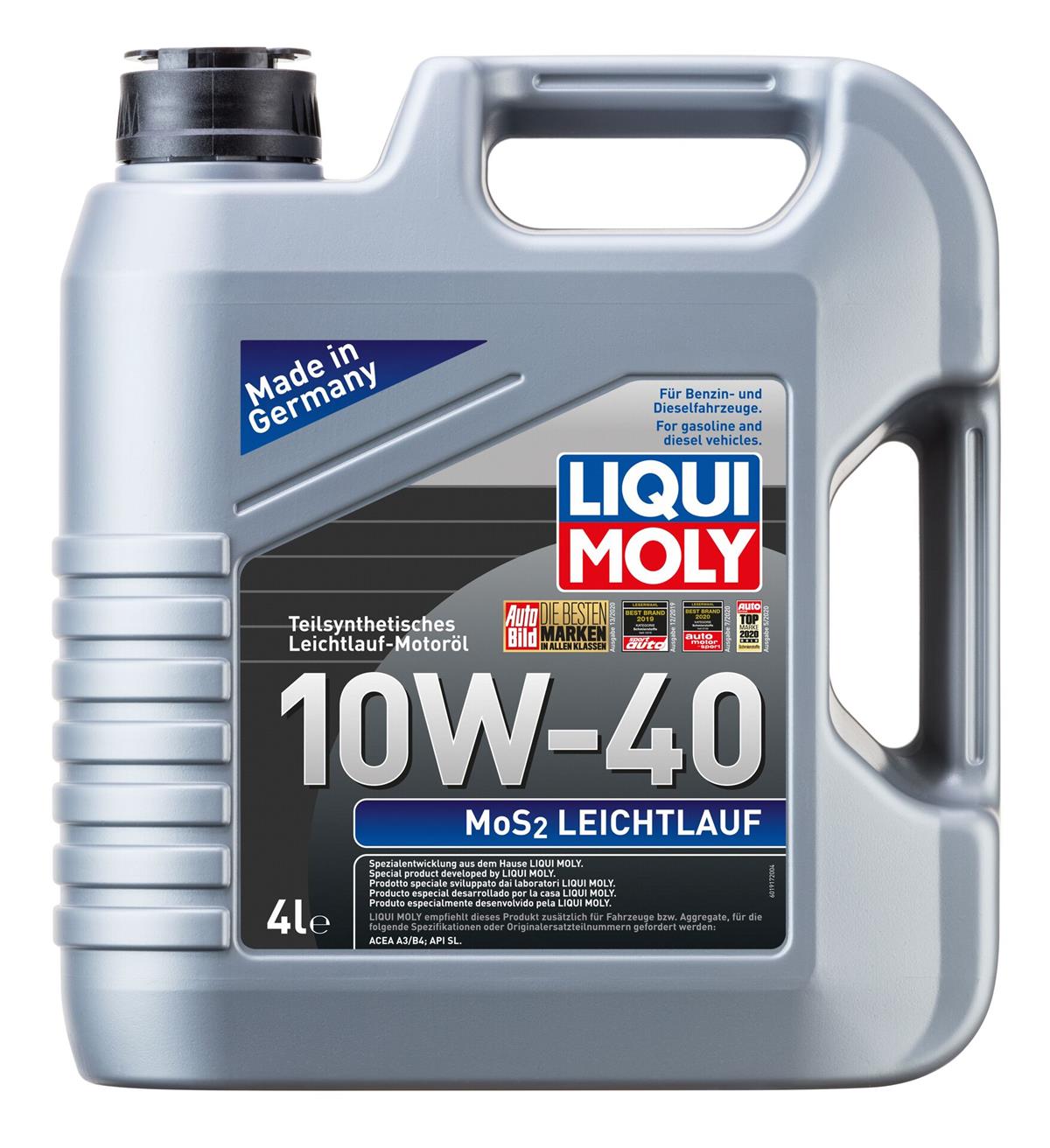 MoS2 Leichtlauf 10W-40 4 l