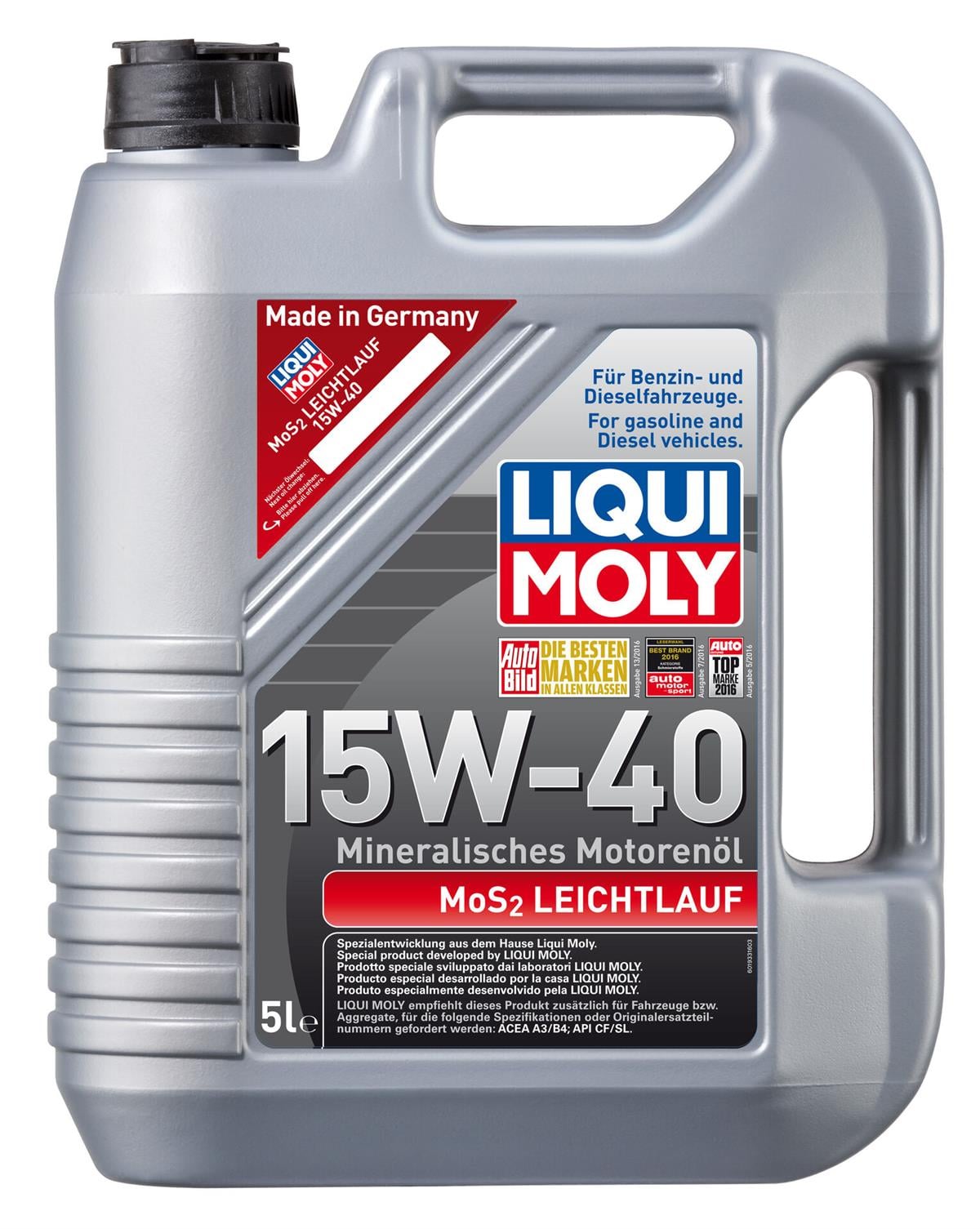 MoS2 Leichtlauf 15W-40 5 l