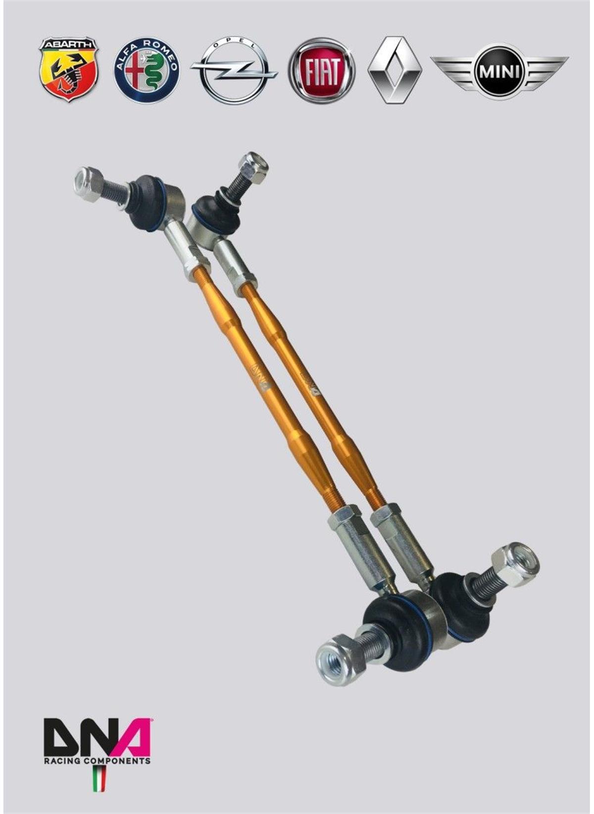 Opel Corsa D ‐ E  Pro Street Sway Bar Tie Rods On Uniball Kit ( Pc1080 )