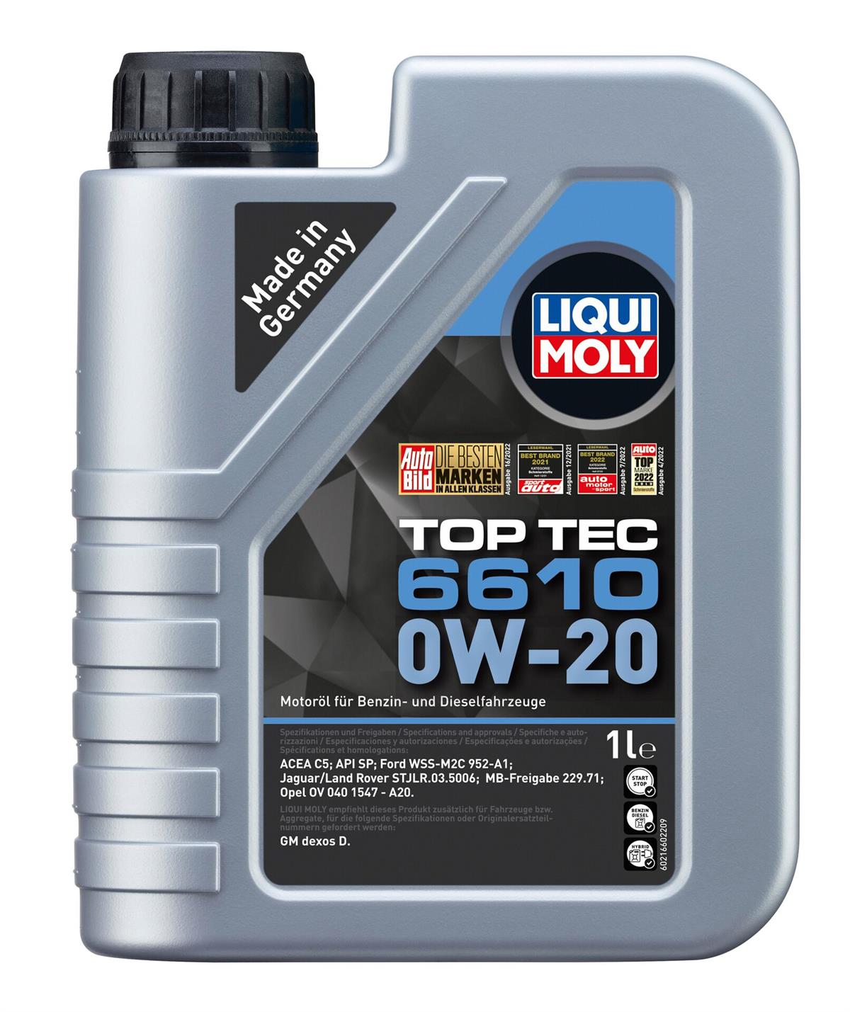 Top Tec 6610 0W-20 1 l