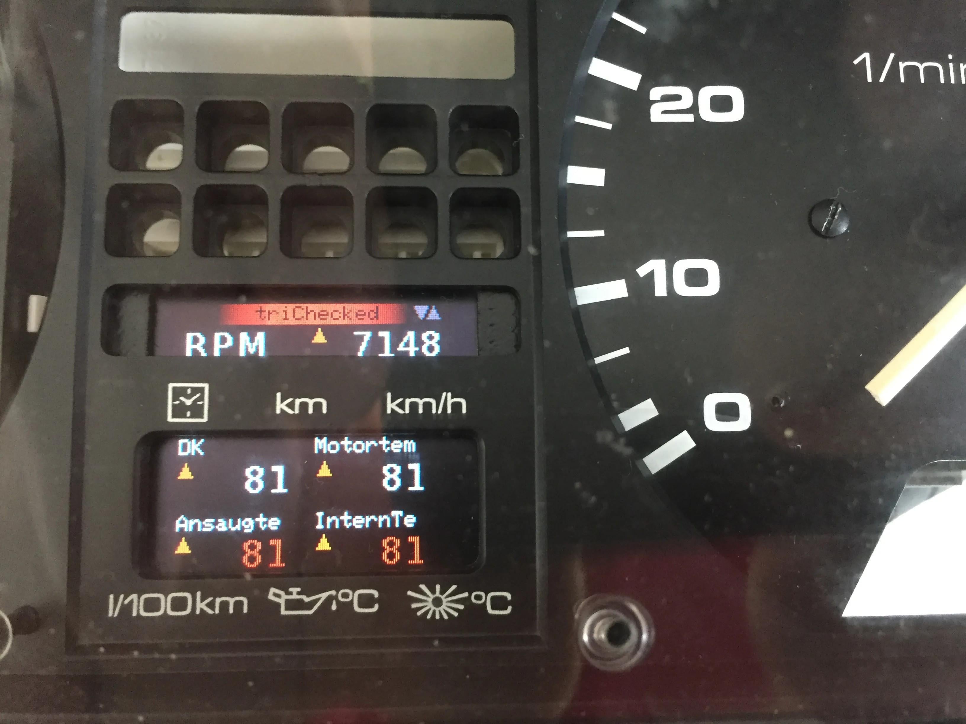 VW Golf MK1 (Typ 17) LHD/RHD 52mm bezel for MFD15 ( CC62002 )