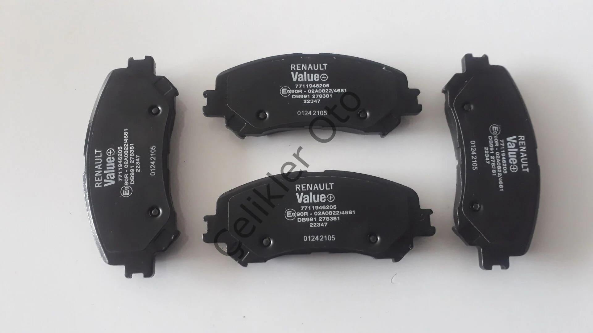  Ön Fren Balatası Megane IV Talisman - 7711946205