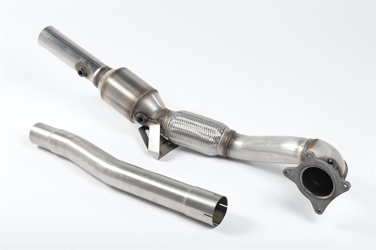 Audi - TT Mk2 - Cast Downpipe with HJS High Flow Sports Cat - TTS quattro