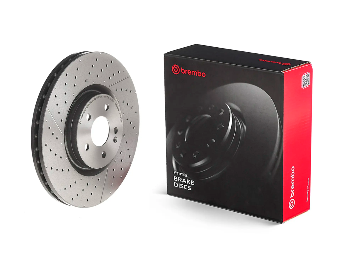 Brembo 09.B913.11 Delikli Ön Fren Diski / 350mm Mercedes-AMG A45 Uyumlu