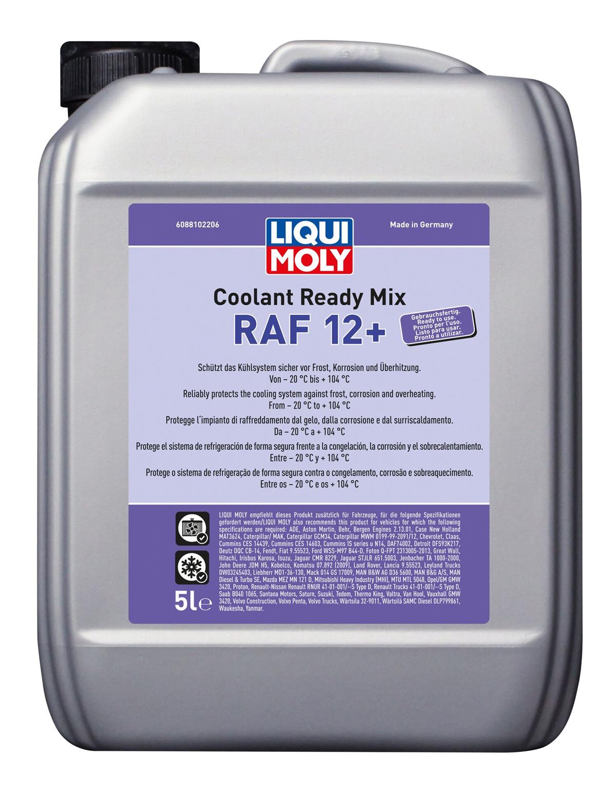 COOLANT READY MIX RAF 12+5L