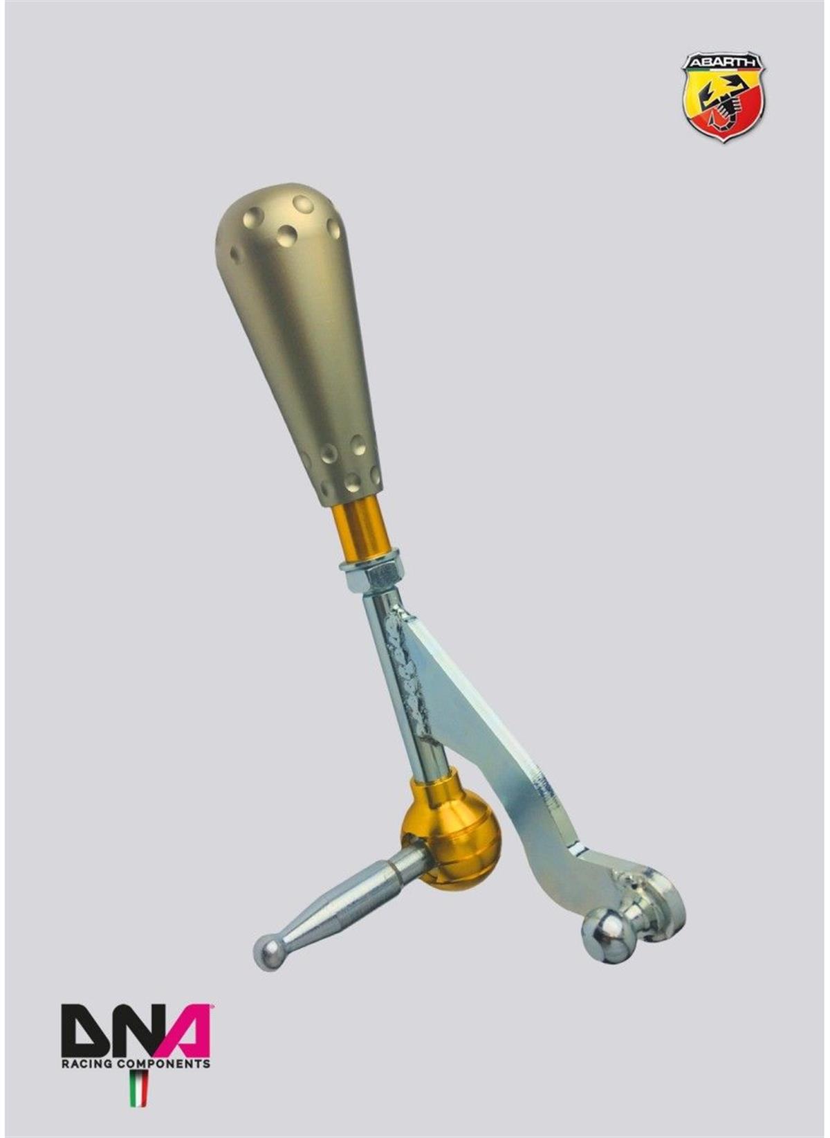 Fiat 500 Anodised Performance Adj Short Shifter With Aluminium Round Grey Knob Kit (Abarth &
Multijet Only) ( Pc1571 )