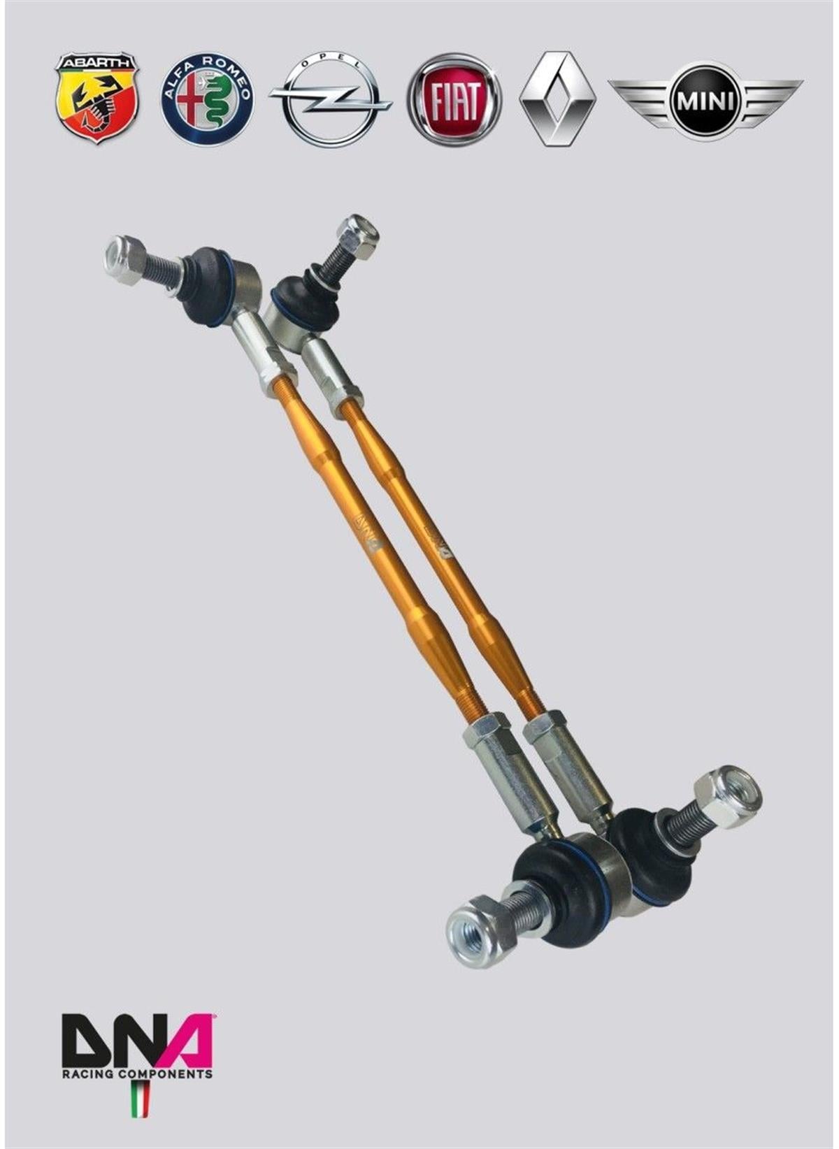 Mini (R50 R52 R53 R55 R56 R57) Pro Street Sway Bar Tie Rods On Uniball Kit ( Pc1080 )