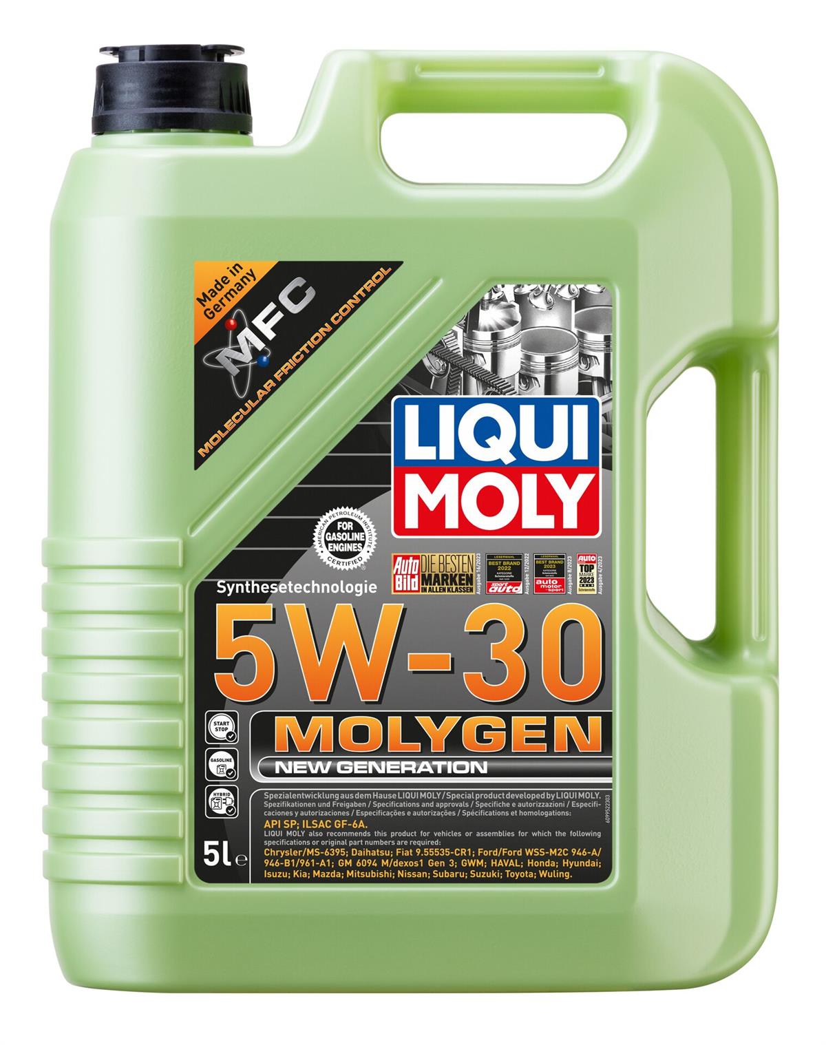Molygen New Generation 5W-30 5 l (BENZİNLİ ARAÇLAR)