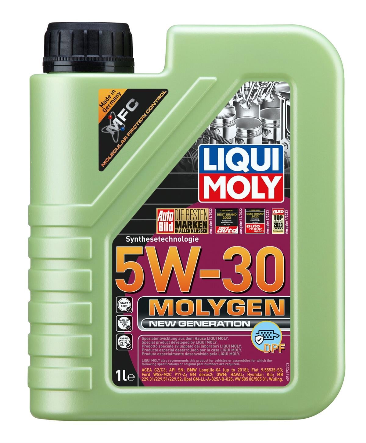 Molygen New Generation 5W-30 DPF 1 l (BENZİN&DİZEL)